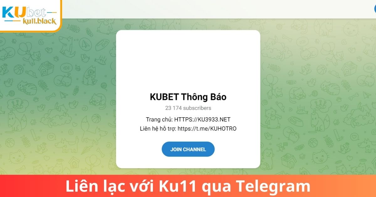 Telegram là kênh hỗ trợ Kubet đảm bảo tính bảo mật cao, bảo vệ thông tin tốt
